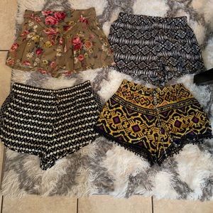Set of 4 shorts